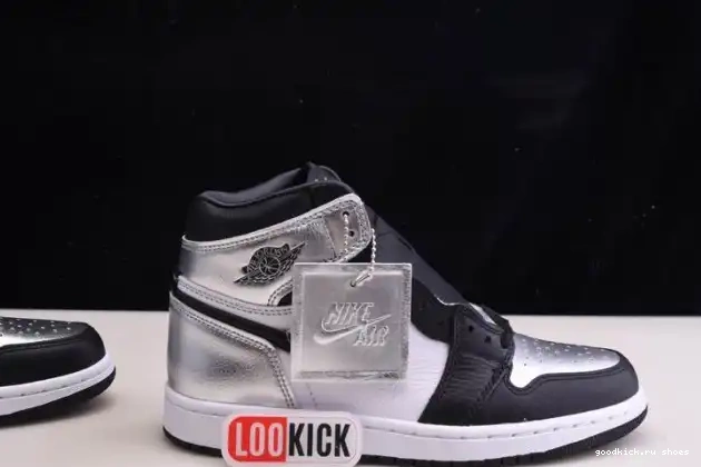 Rep OG JORDAN 1 CD0461-001 TOE AIR HIGH SILVER WMNS 0506
